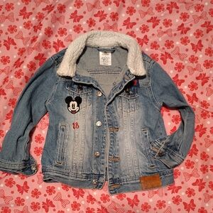 Kids Denim Jacket with Mickey Mouse Patch